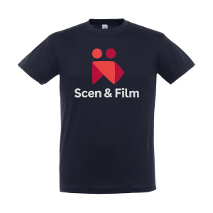 T-shirt, unisex, marinblå